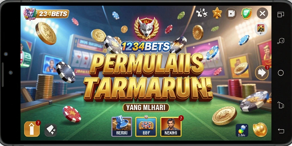 Tampilan gameplay menarik dari 1234BETS dengan fitur simulasi taruhan.