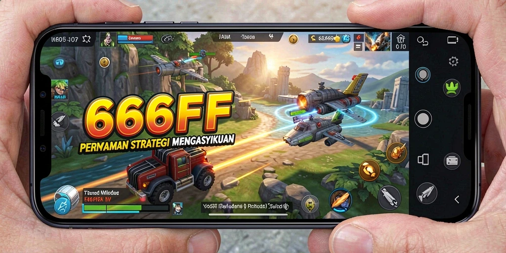 Tangkapan layar gameplay 666FF menampilkan strategi pertempuran yang menarik.