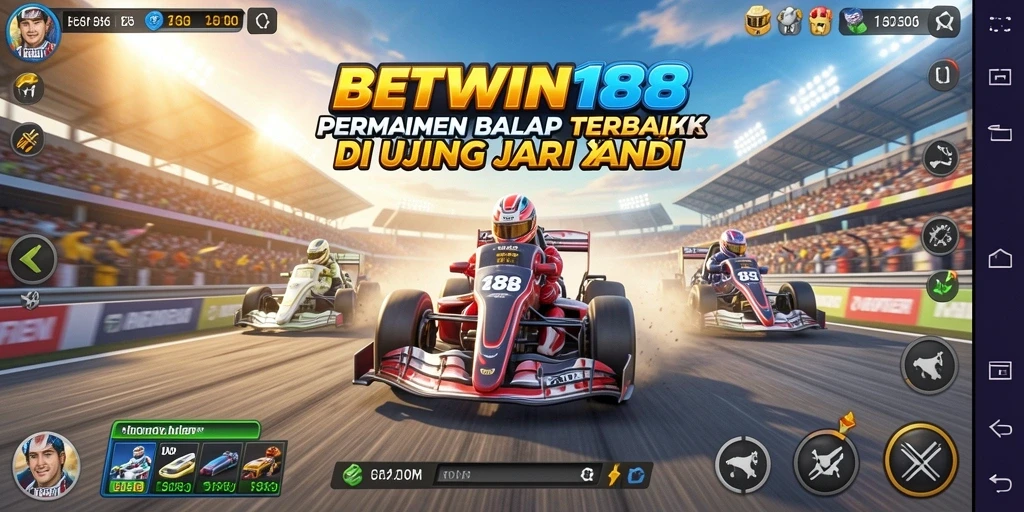 Gameplay seru BETWIN188 yang menawarkan sensasi balap luar biasa.