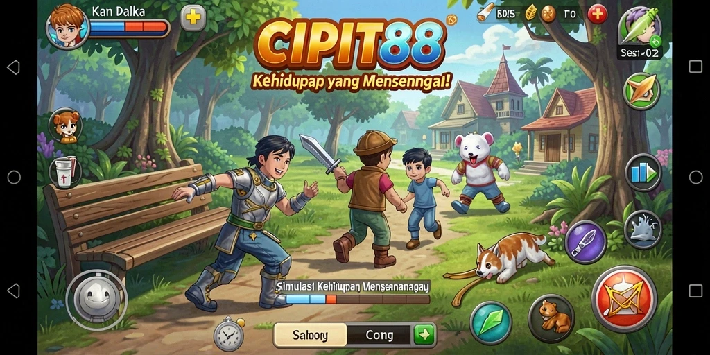 Gameplay menarik dari CIPIT88 menunjukkan interaksi karakter dalam dunia simulasi.