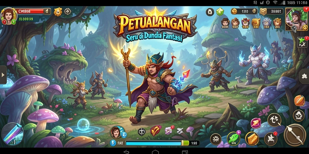 Screenshot gameplay seru di dunia petualangan CW8888.