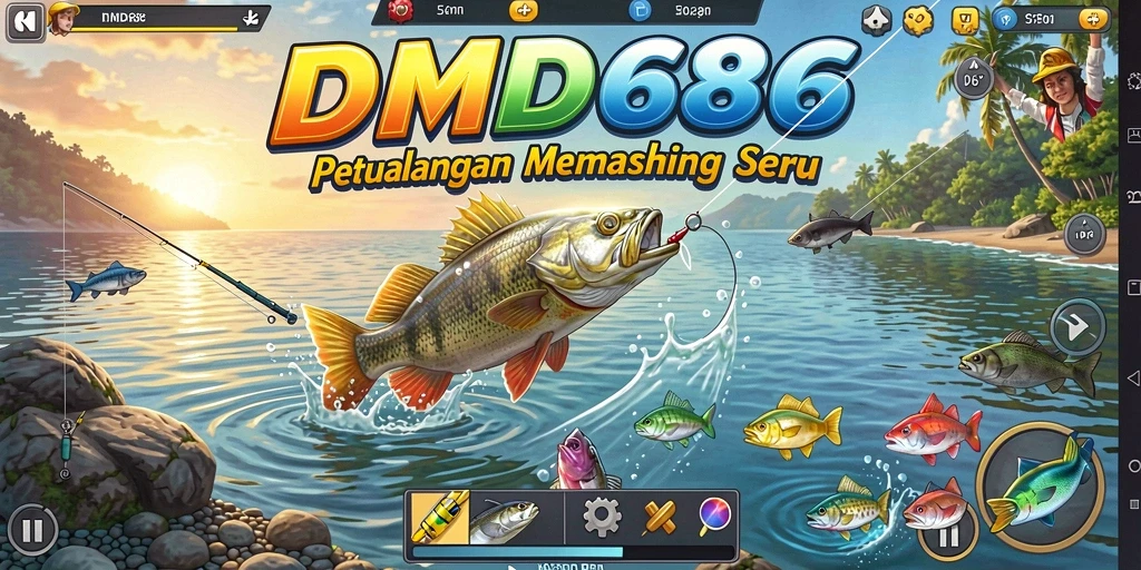 Gameplay menarik di DMD686 dengan pengalaman memancing yang realistis.