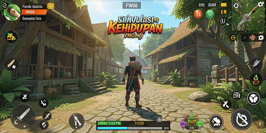Tampilan gameplay FW66 yang menakjubkan dan interaktif.