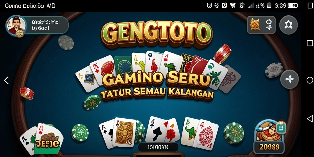 Tangkapan layar GENGTOTO menunjukkan suasana permainan Domino yang seru.