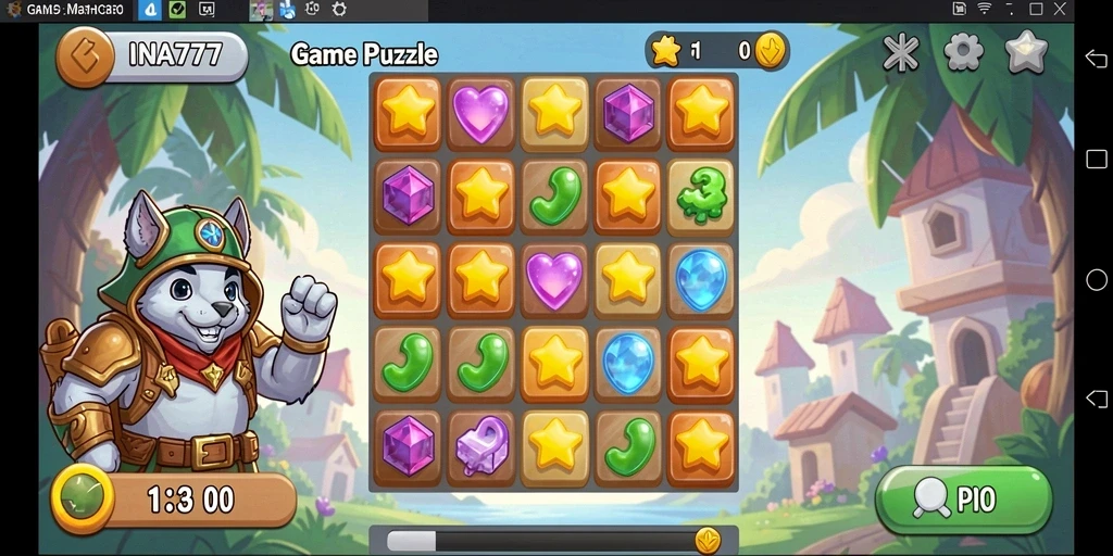 Tampilan gameplay seru dan colorful dari INA777.