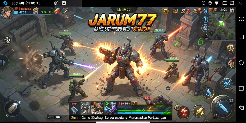 Tampilan gameplay JARUM77 yang penuh aksi dan strategi mendebarkan.