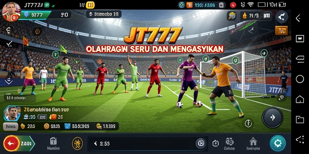 Tampilan gameplay seru dan mendebarkan di JT777.