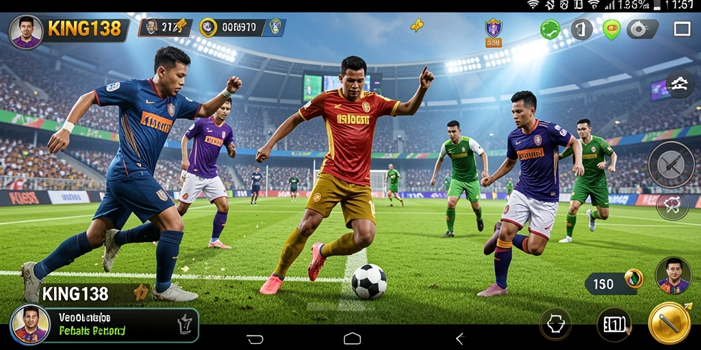 Tampilan gameplay KING138 yang seru dan menegangkan dalam pertandingan olahraga.