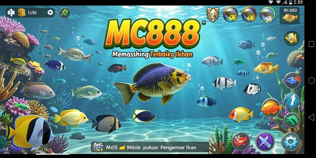 Gameplay seru di MC888 dengan berbagai jenis ikan.