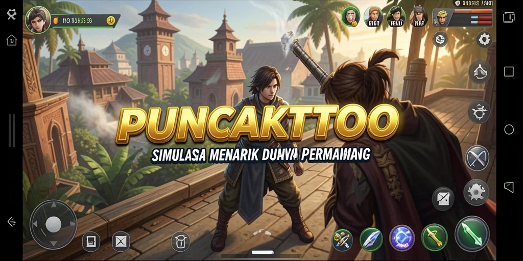 Tampilan menarik dari gameplay PUNCAKTOTO dalam simulasi yang mendebarkan.
