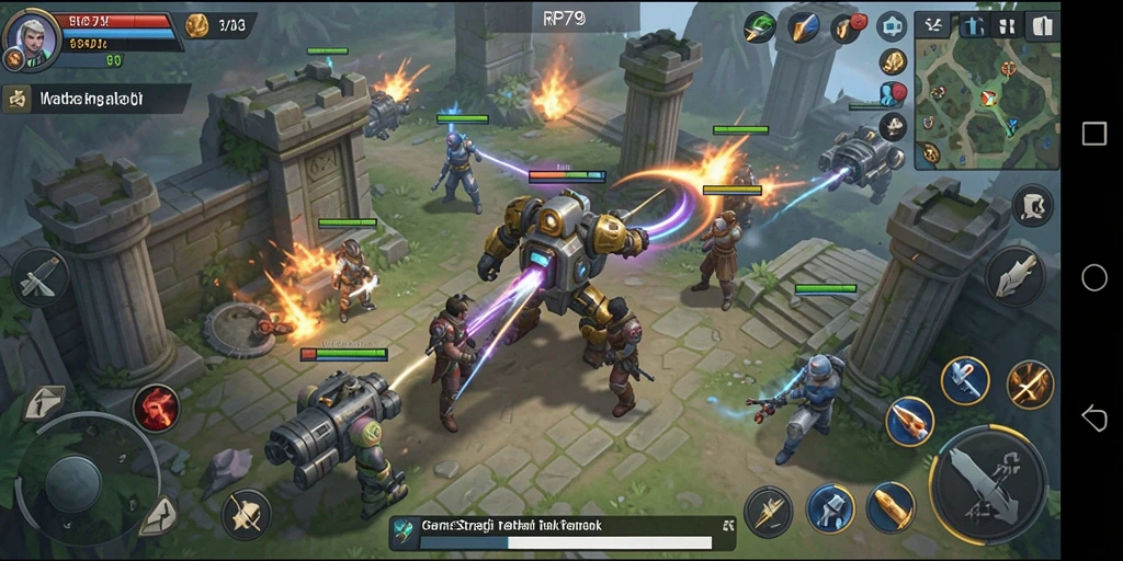 Tampilan gameplay RP79 dengan pertempuran strategis yang mendebarkan.