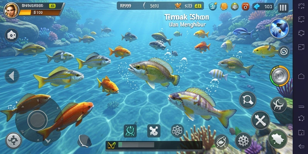 Screenshot gameplay RR999 yang penuh aksi Tembak Ikan