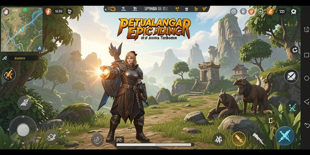 Screenshot gameplay Open World SPN88 yang menampilkan petualangan seru.