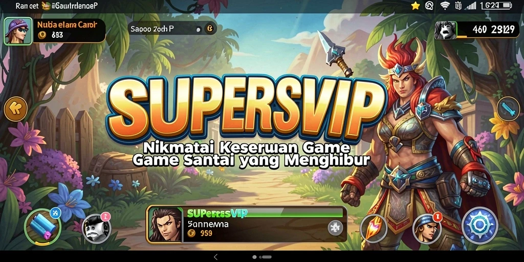 Screenshot dari gameplay <strong>SUPERSVIP</strong> yang menggambarkan keseruan bermain.