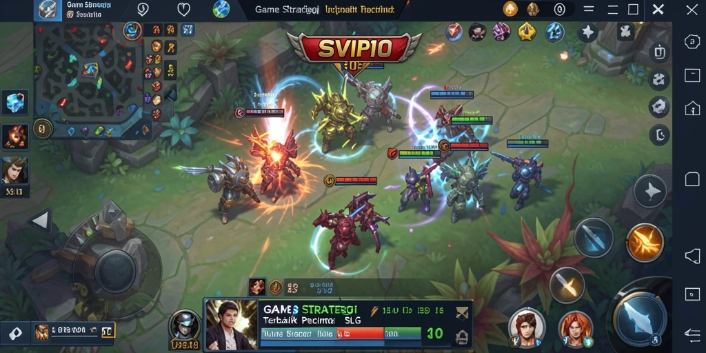 Tampilan gameplay SLG yang mendebarkan dan penuh strategi.