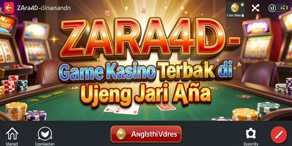 Screenshot menunjukkan gameplay menarik ZARA4D dengan visual memukau.